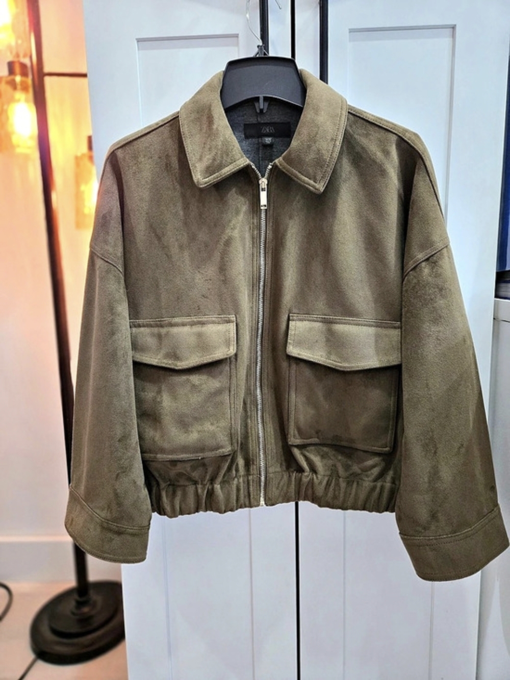 Zara Women'Small Utility Jacket Brown Size Small